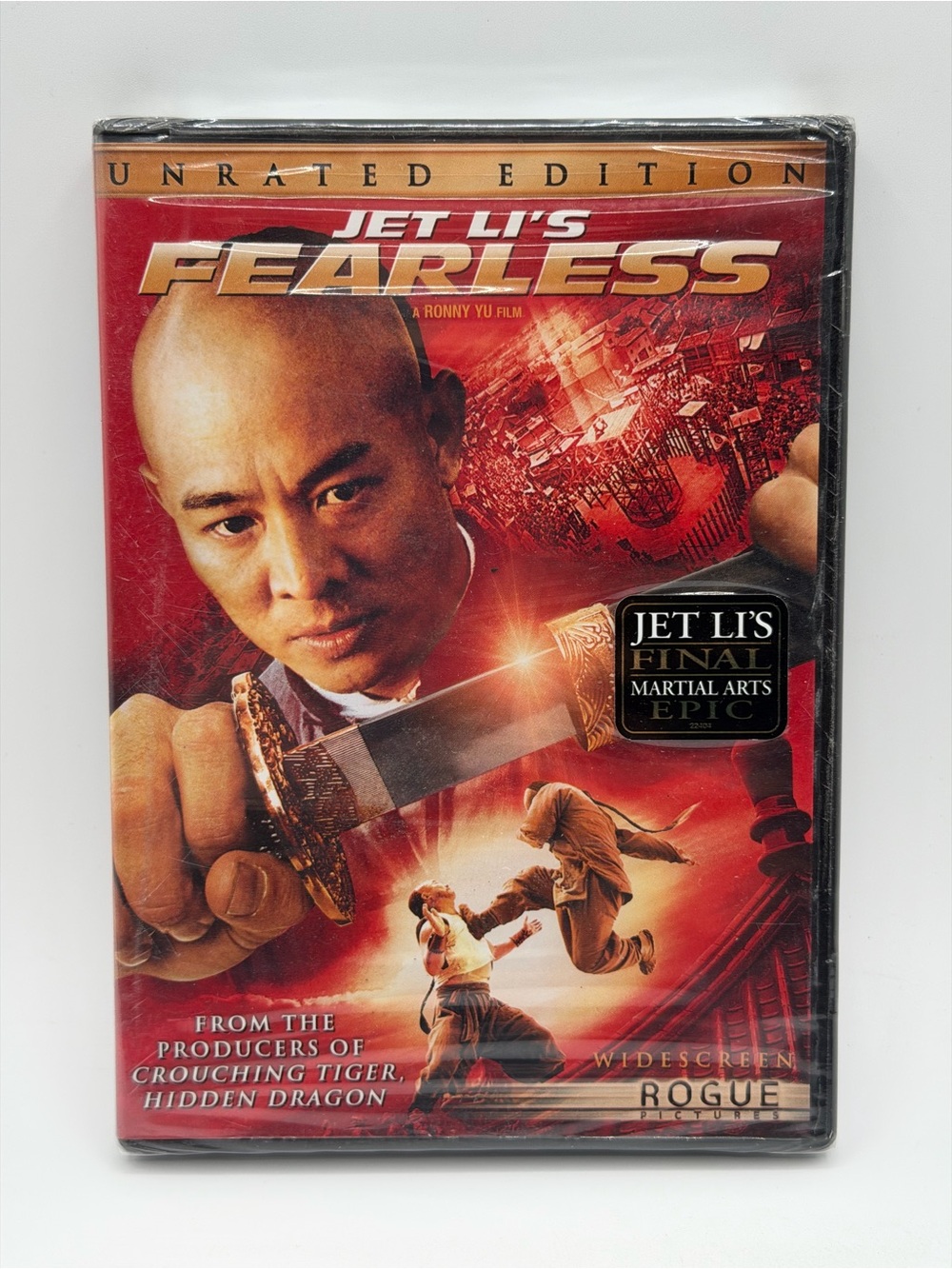 Jet Li's Fearless (DVD, 2006) Unrated Widescreen Edition - Jet Li - Brand New